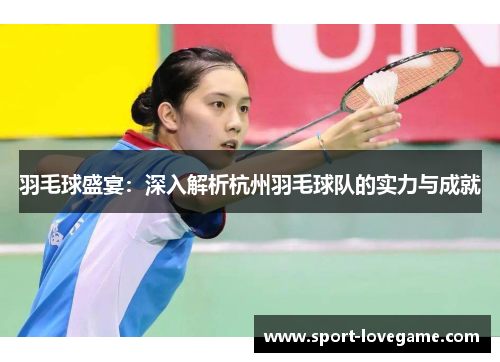 羽毛球盛宴：深入解析杭州羽毛球队的实力与成就