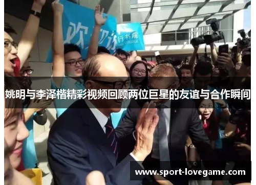 姚明与李泽楷精彩视频回顾两位巨星的友谊与合作瞬间